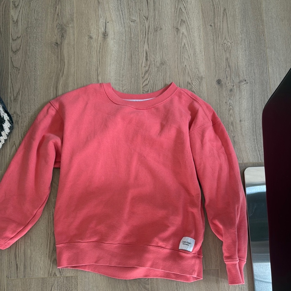 Coral Crewneck Sweater